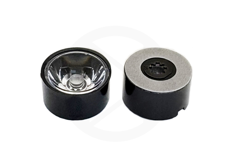 Линза единичная KingBrite KB-H20-15-XP-NHB, 1LED, 15°, 21.5x11.6мм