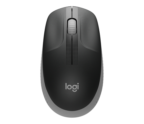 Logitech Wireless Mouse M190 Grey <910-005924> (RTL) USB  3btn+Roll,  беспроводная