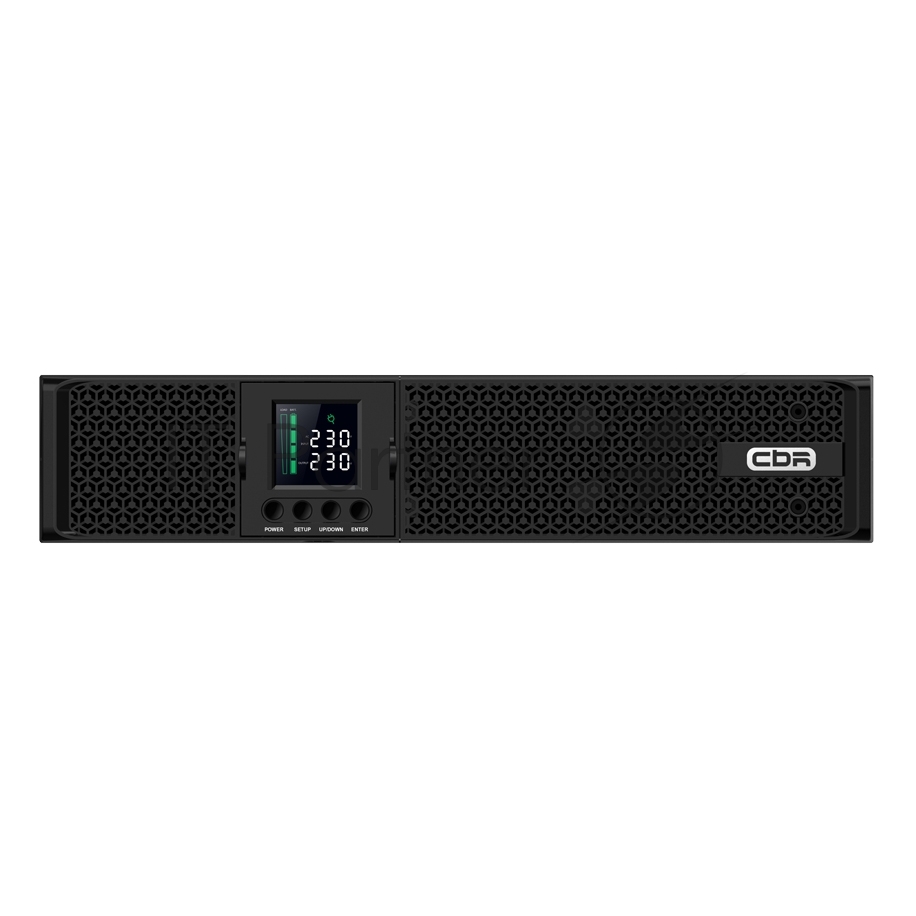 Источник бесперебойного питания CBR PLS-1.5KRT-8I-LCHERSC / 1500 ВА / 1350 Вт / 8 x IEC 320 C13