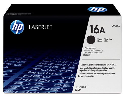 (Спец. цена) Оригинальный лазерный картридж HP 16A (Q7516A) (12000 стр, Чёрный) для HP LaserJet 5200 | 5200DTN | 5200TN | 5200N LJ DTN | TN | N