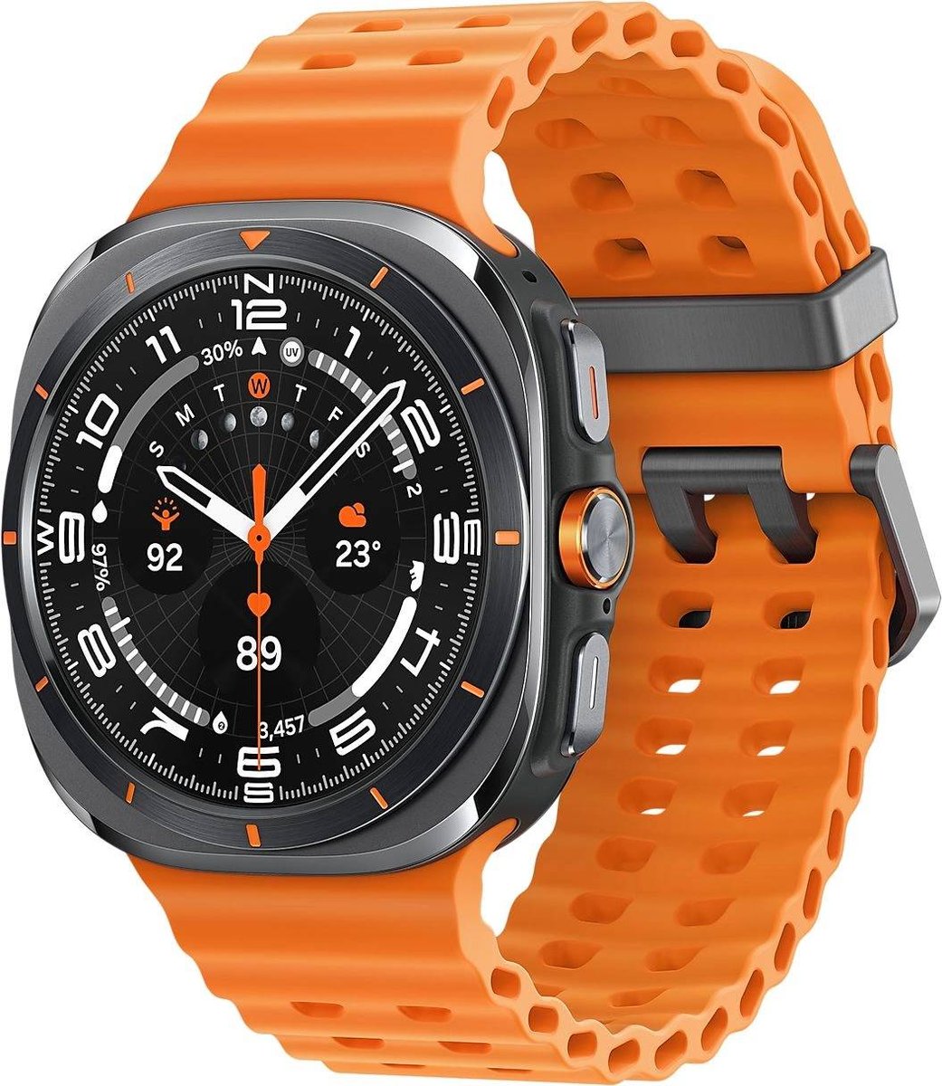Samsung Смарт-часы Galaxy Watch Ultra LTE 47мм 1.5" AMOLED корп.черный рем.оранжевый