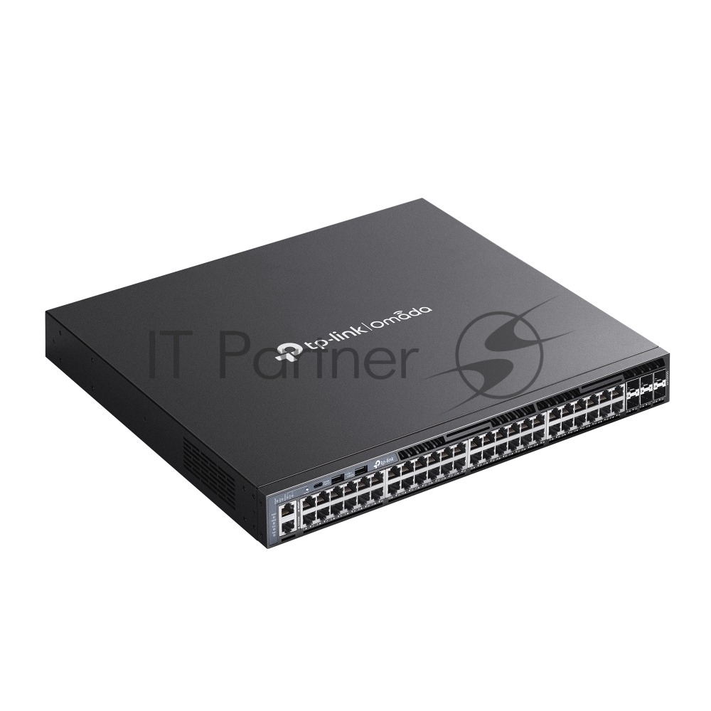 Стекируемый управляемый коммутатор TP-Link SG6654X 3 го уровня Omada с 48 гигабитными портами и 6 портами SFP+