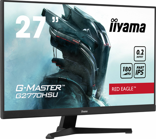 Монитор 27" iiyama G-Master G2770HSU-B6 IPS 1920x1080, 180 Гц, 0.2 мс, 16:9, 300 кд/м², 2x2 Вт, 1xHDMI, 1xDP, USB, черный