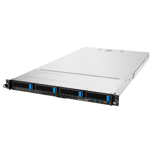 Серверная платформа/ ASUS RS700-E11-RS4U, 1U, 2 x LGA4677, 32 DIMM DDR5,  4 x 3.5/2.5" hs SATA/SAS*/NVME, 2 m.2, Up to 3+1 PCIe slot (+-1 x OCP 3.0 ), 2 x 10Gbe (X710) RJ45 port, 1+1 1600W