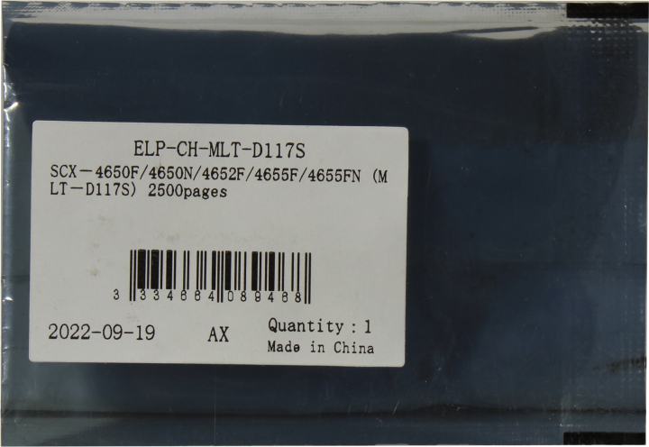 Чип ELP-CH-MLT-D117S для Samsung  SCX-4650F/4650N/4652F/4655F/4655FN  2.5K
