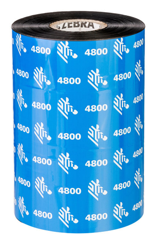 04800BK06045 - Красящая лента Zebra REZIN STANDART Black 4800 60/450