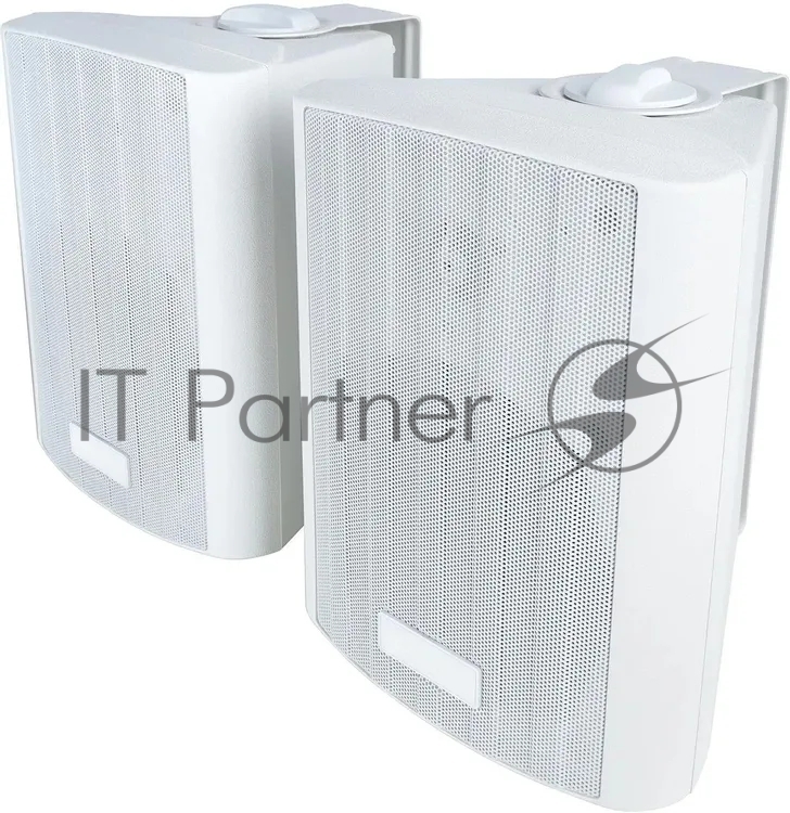 Акустическая система Gemini GHSI-W525BT-PR-WHT Активная + пассивная АС, 5.25" НЧ + 0.75" ВЧ, мощность RMS/Peak 60/150 Вт, АЧХ 45-20000 Гц, динамики: 5" НЧ, 1" ВЧ, IP44, BT, 3,5 мм AUX вход, 3,5 мм AUX выход, настенные крепления, пульт ДУ, цвет белый