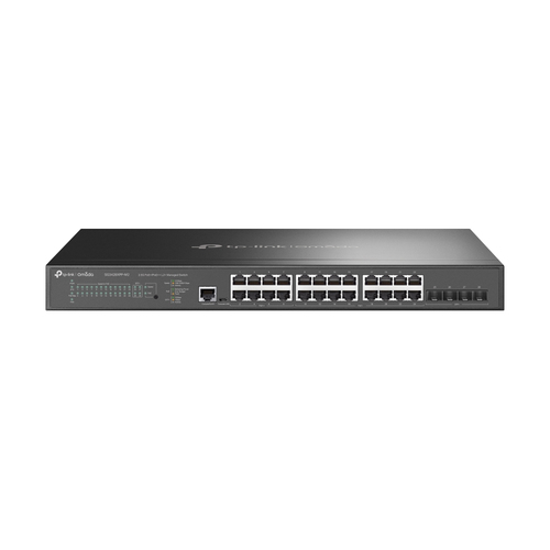 Коммутатор Управляемый TP-Link - SG3428XPP-M2, Layer 2 Plus, 24-PoE, 24-2.5GbE, 4-SFP+, ROM-32MB, RAM-256MB, SNMP, telnet, Web, CLI, в стойку, SG3428XPP-M2