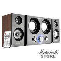 Колонки CROWN Micro CMS-3800 (2x10W +Subwoofer 16W, дерево, USB, SD,  FM,  ПДУ)