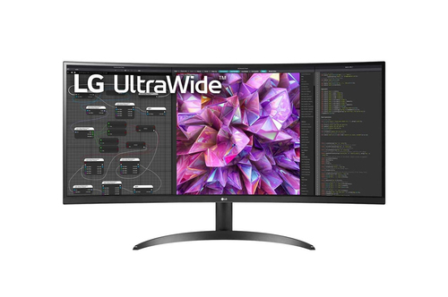 Монитор 34" LG 34WQ60C-B Black (IPS, 3440x1440, HDMI+HDMI+DP, 5 ms, 178°/178°, 300 cd/m, 1000:1, 60Hz, Curved 3800R)