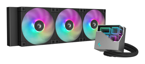 R-LT360-BKAMNC-G-1 - Система жидкостного охлаждения для процессора DeepCool LT360 ARGB черный (R-LT360-BKAMNC-G-1)  от 100 т.р.