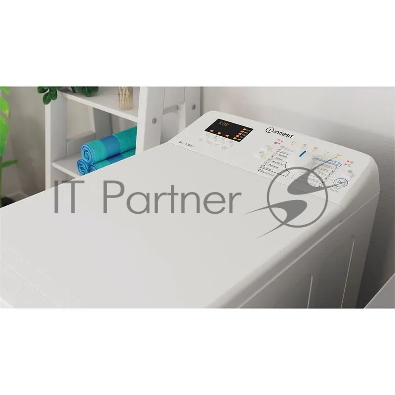 Стиральная машина Indesit BTW S72200 белый, загрузка вертикальная 7 кг, 1200 об/мин., класс: А