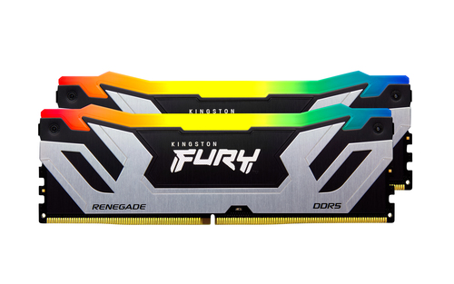 KF588CU42RSAK2-48 Kingston 48GB DDR5 8800 FURY Renegade Silver RGB On-Die ECC CUDIMM CL42  kit  2*24gb