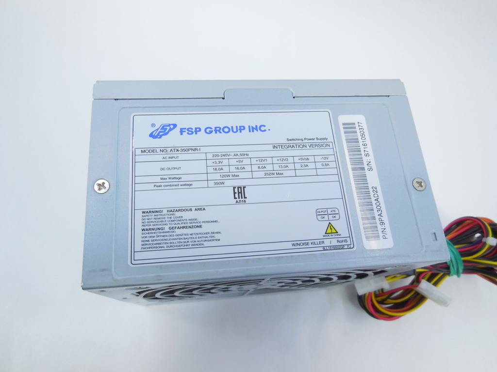 Блок питания FSP <ATX-350PNR>  350W ATX (24+4пин)