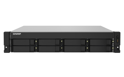 TS-832PXU-RP-4G - Монтаж в 19" стойку: 2U; Количество отсеков для накопителей: 8; Тип (форм-фактор) накопителей: 3.5", 2.5"; Интерфейс внутренних накопителей: SATA 3.0; Подключение внешних накопителей; Энергопотребление (чтение/запись): 70 Вт; Процессор: Annapurna Labs Alpine AL-324; Оперативная память: 4 ГБ DDR4 (макс...