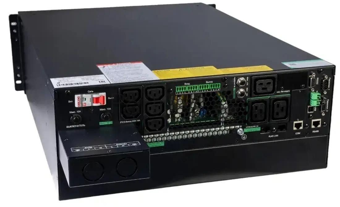 Источник бесперебойного питания Systeme Electric Smart-Save Online SRTSE 2 SRTSE8KRTXLIG2 / 8000 ВА / 8000 Вт / 5 x IEC 320 C13, 3 x IEC 320 С19