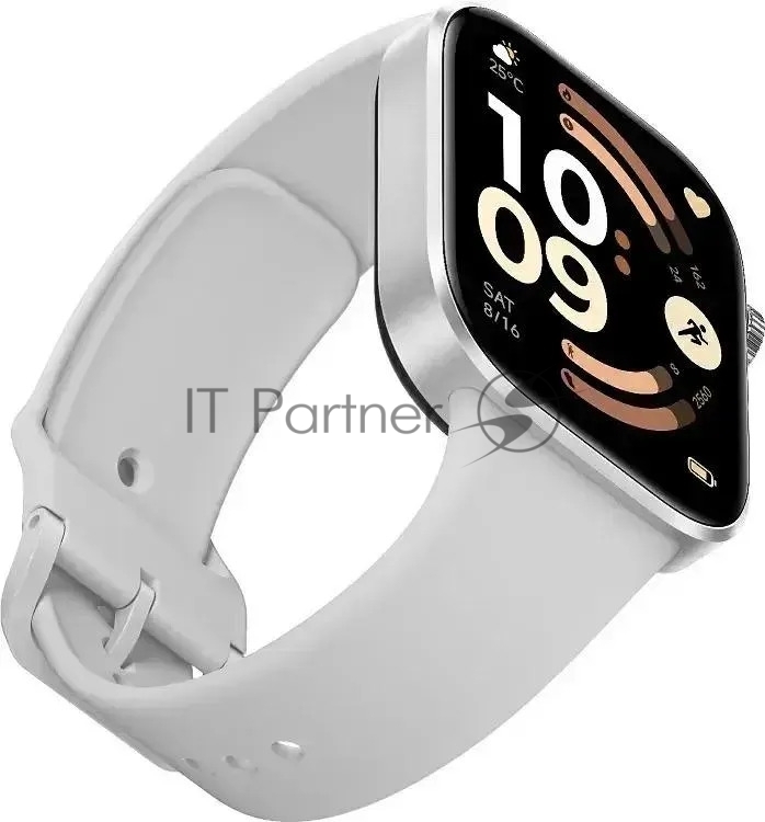 Умные часы Xiaomi Redmi Watch 6, 2.07" AMOLED, GPS, Bluetooth 5.4, IPX/WR50, серебристый