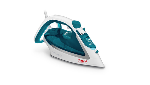Утюг Tefal FV5718E0 бирюзовый, 2500 Вт, 45 г/мин, 195 г/мин, 270 мл