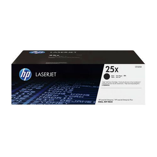 Картридж HP 25Х (CF325X) для HP LaserJet Enterprise flow M830z, M806dn, M806x+ (черный увеличенной емкости, 34500 стр.)