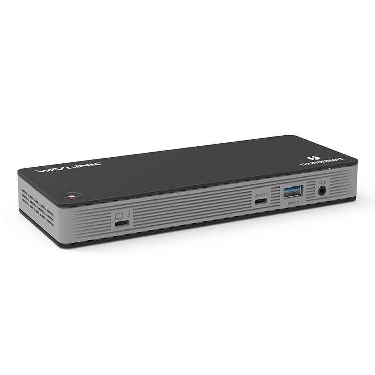 Док-станция WAVLINK WL-UTD21H, Thunderbolt 3, 60W PD, 4×USB3.0, 2×DP 4K