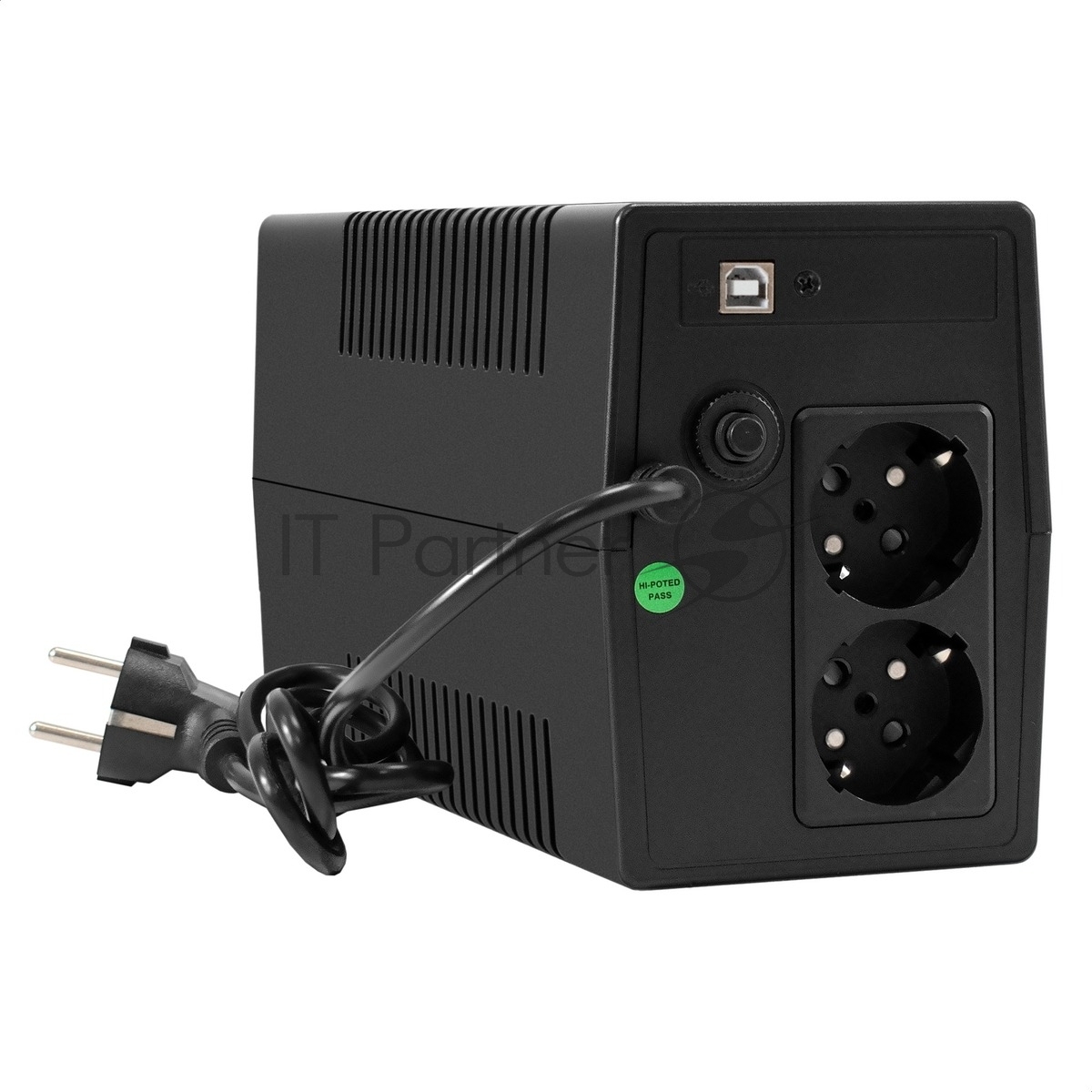 Источник бесперебойного питания ExeGate Smart LB-650.LCD.AVR.2SH.USB / 650 ВА / 390 Вт / 2 x CEE 7 (евророзетка)