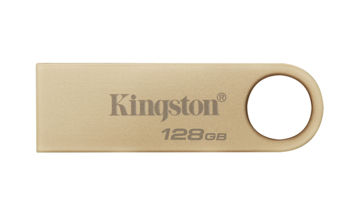 USB накопитель Kingston - DataTraveler SE9, USB Type A (USB 3.2 Gen 1), 128 ГБ, цвет золотистый, DTSE9G3/128GB