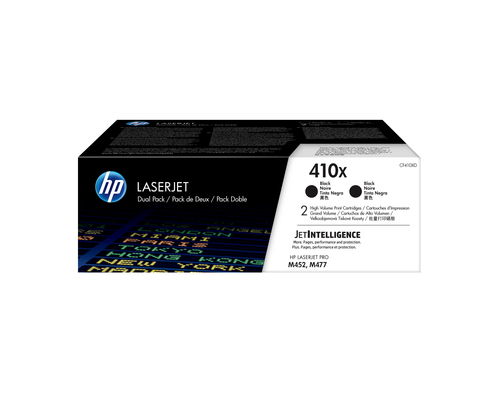 Тонер-картридж HP 410X Black Dual Pack для CLJ Pro M377dw/M452nw/M452dn/M477fnw/M477fdn/M477fdw (2х6500 стр) ( CF410XD )