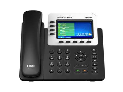 SIP-телефон Grandstream Networks GXP2140, 4 линии, PoE, 1GbE, Bluetooth