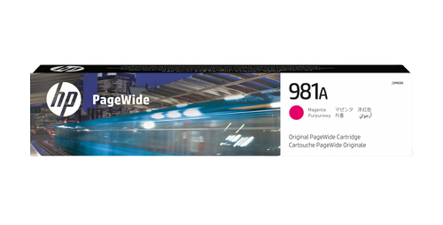 Картридж струйный HP № 981A J3M69A для HP PageWide Enterprise Color 556dn/56xh/MFP 586z/MFP 586dn/ MFP 586f, пурпурный