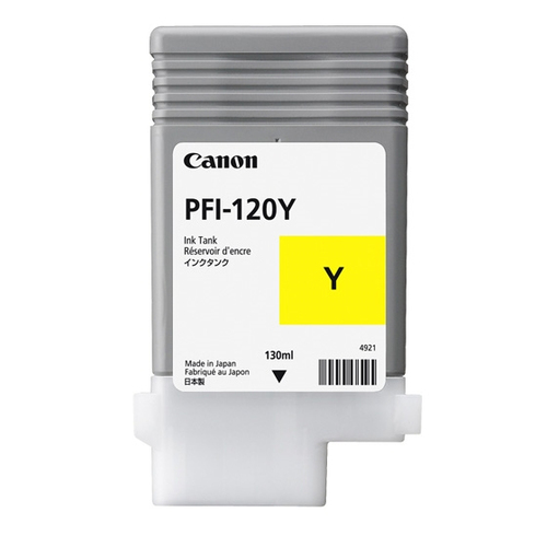 Картридж струйный Canon PFI-120 Y для Canon imagePROGRAF TM-200/205, желтый