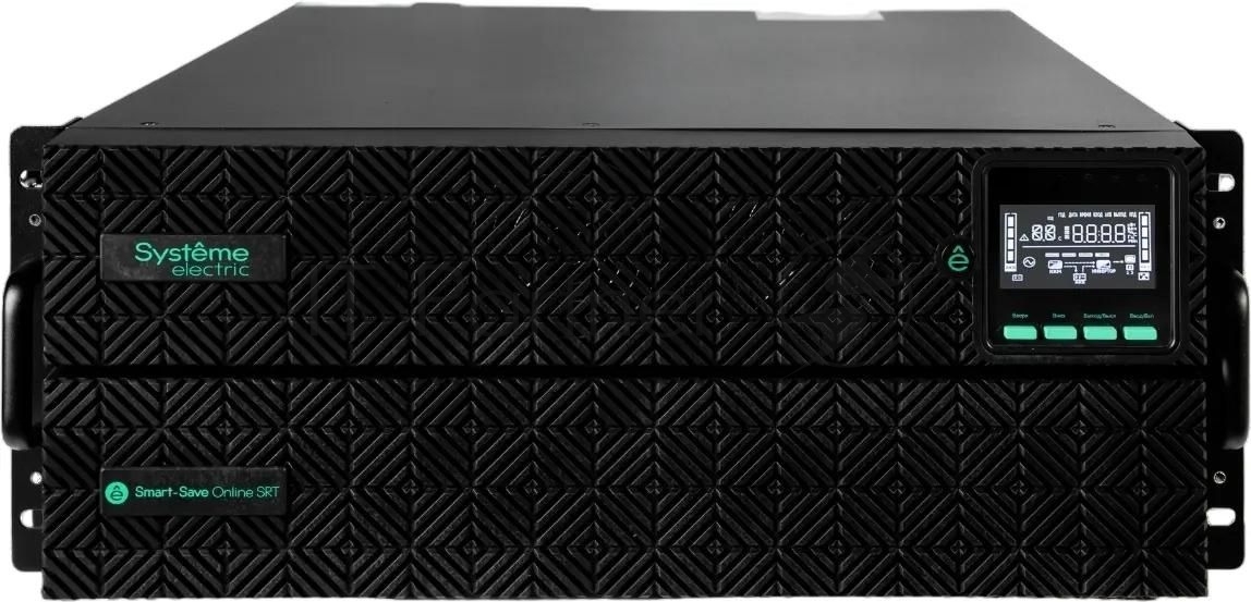 Источник бесперебойного питания Systeme Electric Smart-Save Online SRTSE 2 SRTSE6KRTXLIG2-NC / 6000 ВА / 6000 Вт / 5 x IEC 320 C13, 3 x IEC 320 С19