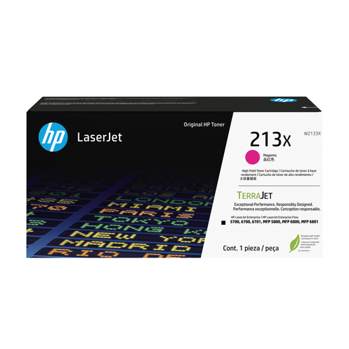 W2133X - 213X Mgn Original LaserJet Toner Crtg  for Color LaserJet Ent 5700/5800/6700/6800, up to 6000 pages