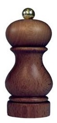 Мельница для соли из бука, цвет "орех" 13 cm Bisetti 7150MST