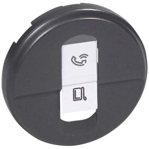 Legrand Celiane <067951> Лицевая  панель  розетки  1хRJ45 (графит)