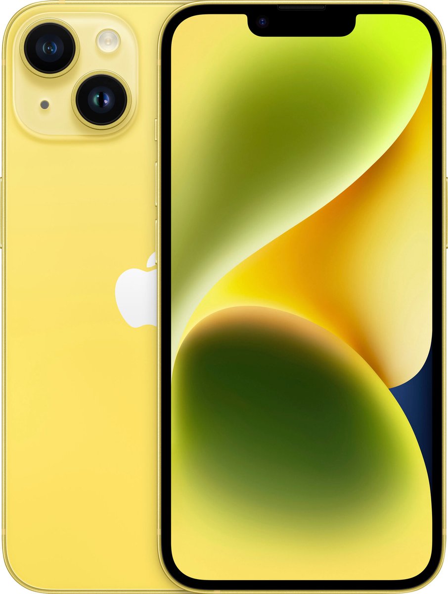 Смартфон Apple iPhone 14 512 ГБ, Dual еSIM, желтый