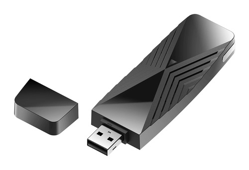 Адаптер беспроводной связи (Wi-Fi) D-Link DWA-X1850/A1A Wi-Fi 6 двухдиапазонный USB 3.0 адаптер AX1800 (462917) {40}