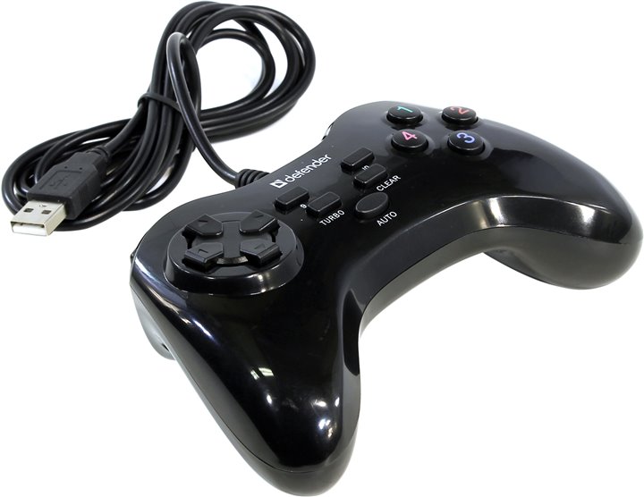 Геймпад Defender Game Master G2 (13кн, 8 поз.перекл,  USB) (64258)