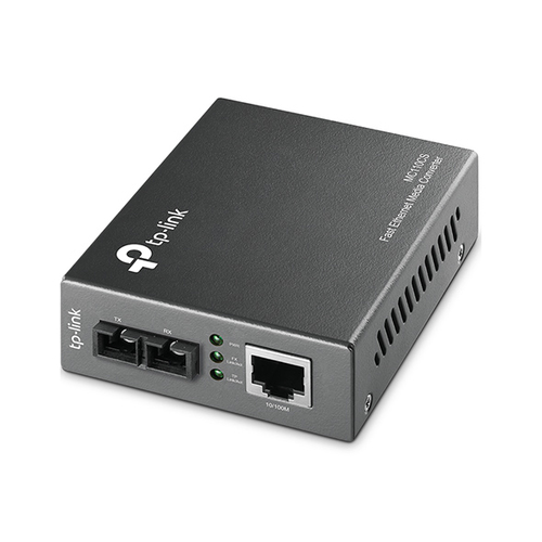 TP-Link MC110CS Медиаконвертер Fast Ethernet 100Base-TX / 100Base-FX (Duplex SC), 1310нм, одномод (до 20 км)