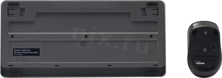 A4Tech Fstyler Wireless FGS1110Q Grey (Кл-ра, USB, FM+Мышь, 4кн,  Roll, USB, FM)