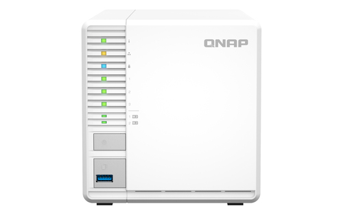 QNAP TS-364-8G Сетевое хранилище 3x2.5"/3.5" SATA, Intel Celeron N5105/N5095/4x2 ГГц, DDR4 8 ГБ, 1x2,5 Гбит/с, 3xUSB