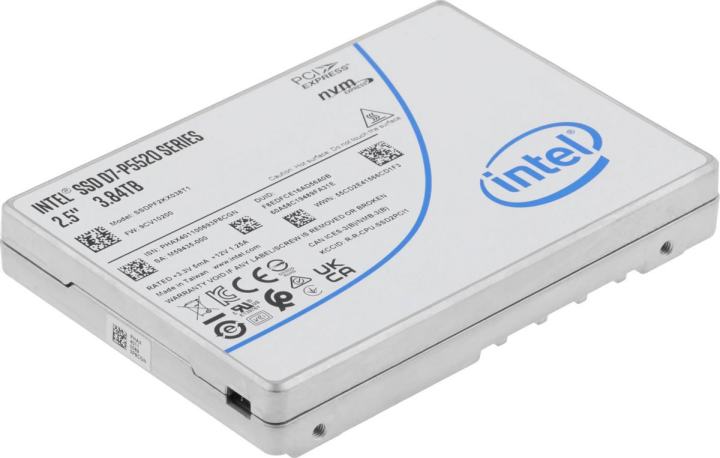 SSD 3.84 Tb U.2 Intel/Solidigm D7-P5520 Series  <SSDPF2KX038T1N1/SSDPF2KX038T11Z> 2.5" 3DTLC
