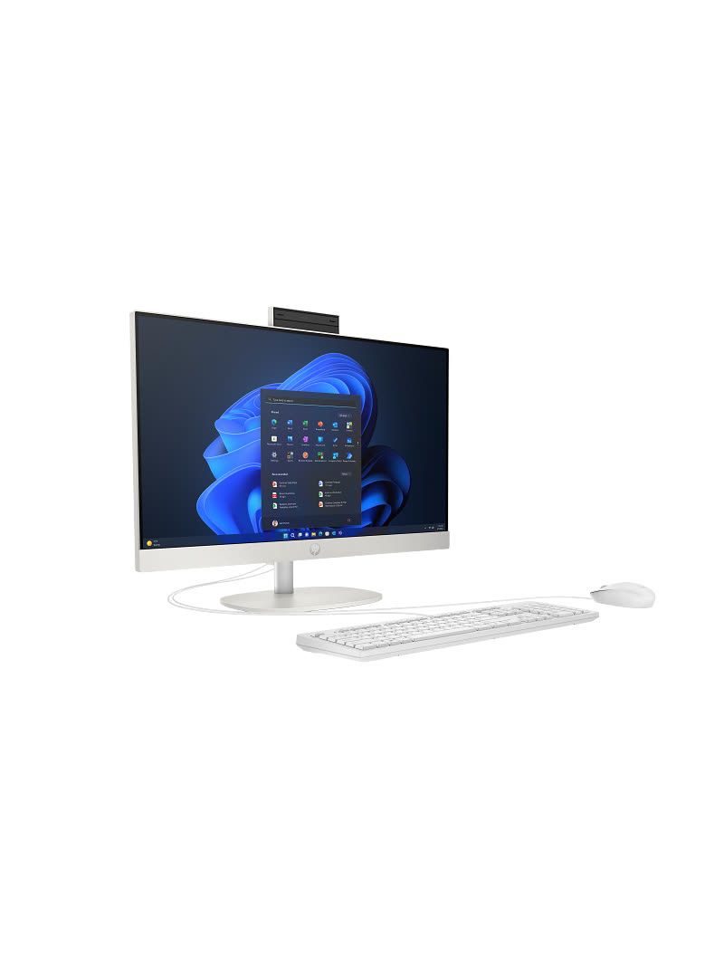 Моноблок HP Inc. - ProOne 240 G10, 23.8", Intel Core Ultra 7 155U 1700MHz, DDR5 16 ГБ, SSD 512 ГБ, Intel Graphics, Wi-Fi, Bluetooth, белый, Windows 11 Pro 64, Monoblock, Basic Stand, A54Z8ET