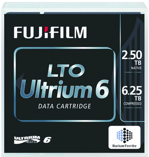 Ленточный накопитель Fujifilm LTO-6 RW 6,25Tb (2,5Tb native) Tape [16310732] аналог 00V7590 / C7976A