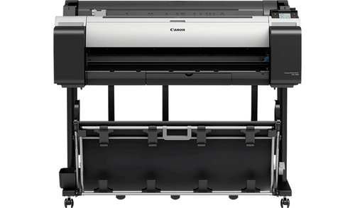 Принтер Canon imagePROGRAF TM-305 (36", A0, 5 цветный, картриджи 130/300мл, WiFi, ЖД 500Gb, печать с USB, PDF) (стенд в комплекте) (3056C003)