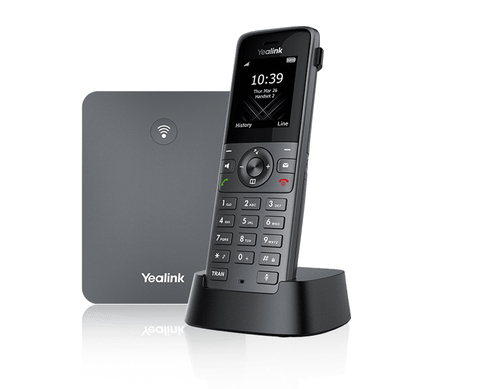 Телефон YEALINK DECT-трубка Yealink W73P DECT (база W70B+трубка W73H) до 10 SIP-аккаунтов, до 10 трубок на базу, до 20 одноврем. Вызовов