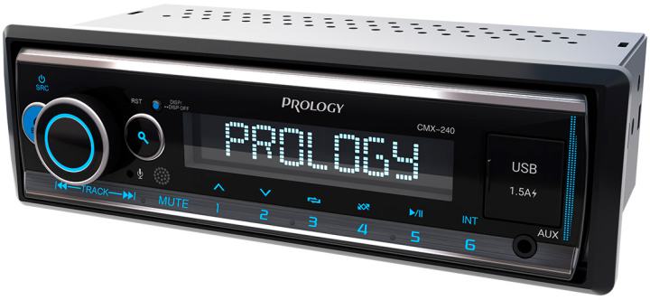 Prology <CMX-240> Автомагнитола (4x55W,  FM, BT, USB)