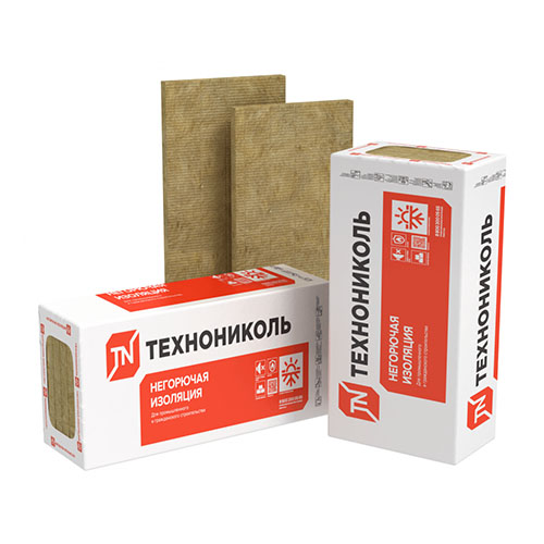 Утеплитель базальтовый ТехноНИКОЛЬ Технофас Декор 1200х600х130 мм 2 шт (1,44 м2, 0,1872 м3) в упаковке