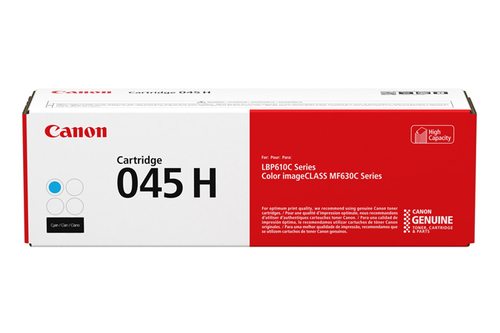 (Спец.цена) Оригинальный картридж Canon 045HC 1245C002 для Canon i-SENSYS LBP611Cn / LBP613Cdw, cyan, 2200 страниц