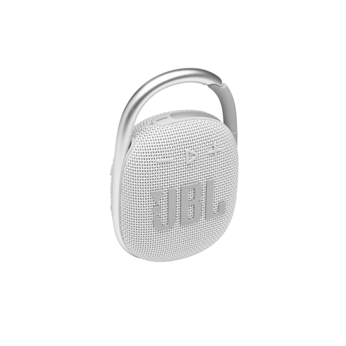 Колонка порт. JBL Clip 4 белый 5W 1.0 BT 15м 500mAh (JBLCLIP4WHT)