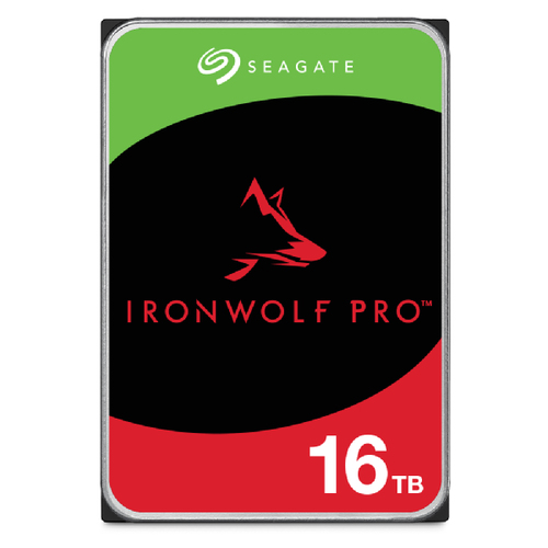 Диск HDD Seagate - IronWolf Pro, для системы хранения, SATA, 6 Гб/с, 3.5", 16 ТБ, 7200 rpm, 256MB, ST16000NT001